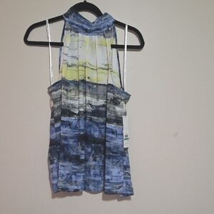 Calvin Klein Multicolor Halter Blouse